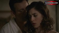 9. Lizzy Caplan Exposed Tits and Ass – Masters Of Sex