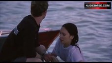 5. Lysa Apostle Sexy in Wet T-Shirt – Beneath Loch Ness