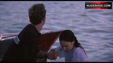 6. Lysa Apostle Sexy in Wet T-Shirt – Beneath Loch Ness