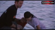 7. Lysa Apostle Sexy in Wet T-Shirt – Beneath Loch Ness