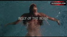 7. Malin Moberg Nude Swimming – Belly Of The Beast