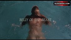 8. Malin Moberg Nude Swimming – Belly Of The Beast