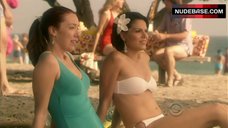 8. Lana Parrilla in Strapless Bikini – Swingtown