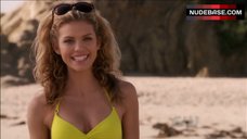 Annalynne Mccord in Bikini on Beach – 90210