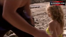 9. Annalynne Mccord in Bikini on Beach – 90210