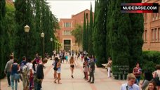 5. Annalynne Mccord Walks in Lingerie in Outdoor – 90210