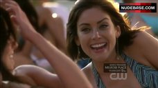 8. Annalynne Mccord Sunbathing in Sexy Bikini – 90210