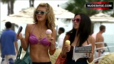 Annalynne Mccord Sweaty in Bikini – 90210