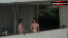 Lita Vasquez Topless on Balcony – Laure