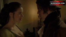 3. Michelle Ryan Boobs in Cleavage – Mansfield Park
