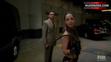 8. Eliza Dushku Hot in Leather Bodysuit– Dollhouse