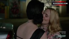 5. Sally Pressman Lesbian Kiss – Younger