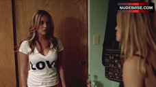 3. Spencer Grammer Cleavage in Bra – Roommate Wanted