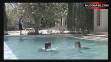 7. Romy Schneider Topless near Pool – La Piscine