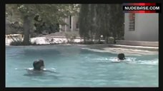 8. Romy Schneider Topless near Pool – La Piscine