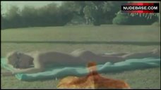 3. Romy Schneider Fully Nude Sunbathing – Innocents With Dirty Hands