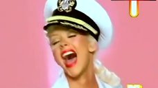 5. Christina Aguilera Flashing Panties – Candyman