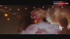 5. Christina Aguilera Undresses on Stage – Burlesque
