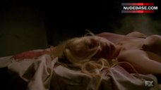 5. Helena Mattsson Unconscious in Lingerie – American Horror Story