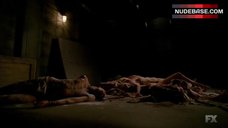 8. Helena Mattsson Unconscious in Lingerie – American Horror Story