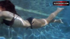 10. Lacey Chabert in Black Bikini Underwater – Imaginary Friend