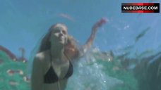 2. Lacey Chabert in Black Bikini Underwater – Imaginary Friend