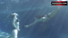 3. Lacey Chabert in Black Bikini Underwater – Imaginary Friend