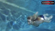 8. Lacey Chabert in Black Bikini Underwater – Imaginary Friend