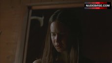10. Katherine Waterston Exposed Breasts – The Babysitters