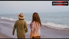 9. Katherine Waterston in Wet See Through Blouse – Inherent Vice