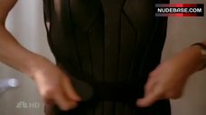 10. Yvonne Strahovski Sexy in Black Panties and Bra – Chuck