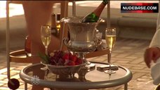 6. Yvonne Strahovski in Sexy White Bikini – Chuck