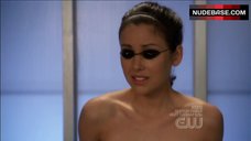 10. Jessica Stroup Bikini Scene – 90210