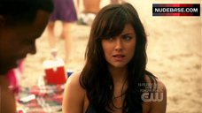 4. Jessica Stroup in Swimsuit on Beach – 90210
