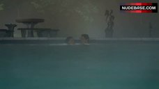 10. Natalie Portman in Lingerie in Pool – Garden State