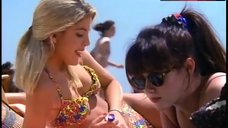 Tori Spelling in Sexy Floral Bikini – Beverly Hills, 90210