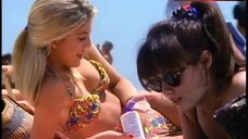 8. Tori Spelling in Sexy Floral Bikini – Beverly Hills, 90210