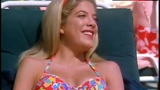 10. Tori Spelling in Bikini on Beach – Beverly Hills, 90210