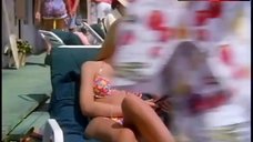 4. Tori Spelling in Bikini on Beach – Beverly Hills, 90210