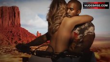 6. Kim Kardashian West Flashes Tits – Bound 2