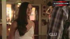 1. Laura Vandervoort Sexy in Red Bikini – Smallville