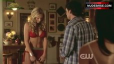 10. Laura Vandervoort Sexy in Red Bikini – Smallville