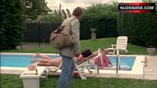 6. Julie Graham Topless near Pool – Dirty Tricks