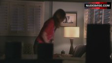 1. Jaime Murray Boobs Scene in Kitchen – Dexter