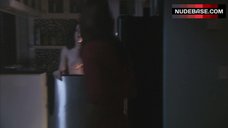 9. Jaime Murray Boobs Scene in Kitchen – Dexter