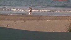9. Sandrine Bonnaire Nude on Beach – Vagabond