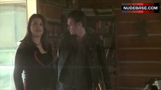 1. Lindsey Shaw Lying on Bed in Lingerie – Love Me