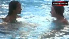 9. Christine Boisson Swimming in Pool Full Naked – Emmanuelle