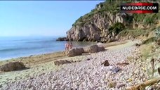6. Dalila Di Lazzaro Full Naked on Beach – L' Italia S'E Rotta