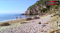 7. Dalila Di Lazzaro Full Naked on Beach – L' Italia S'E Rotta